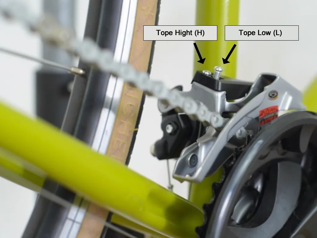 Topes del desviador delantero