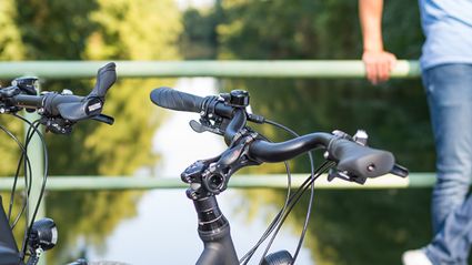 Poignées vélo ergonomiques avec cornes triple densité - la paire