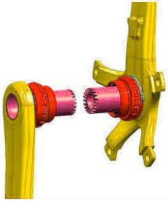 Boîtier de pédalier Power-Torque Ultra-Torque de Campagnolo