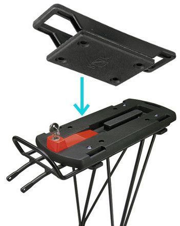 Adapter une fixation klickfix pour porte-bagages arriere panier de velo