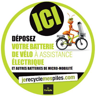 logo corepile recyclage batterie velo electrique