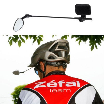 retroviseur velo sur casque