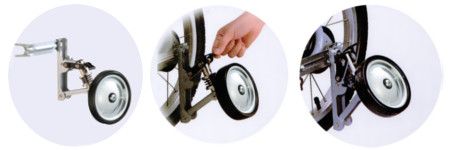 roulettes pour vélo enfant repliables