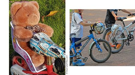 Accesoires transport sur vélo enfant