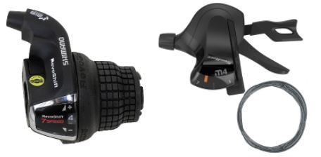 poignee vitesses velo tournante