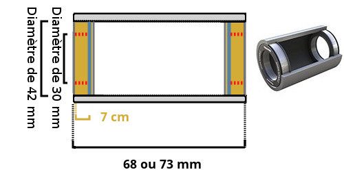 Boitier de pédalier vélo BB30