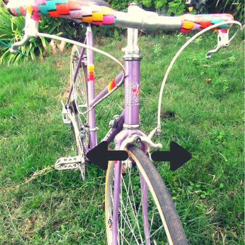 détecter le jeu du moyeu velo