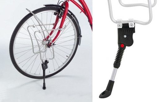 Béquille sur porte-bagages vélo Hebi Low Rider