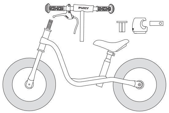 draisienne puky metal guidon à assembler
