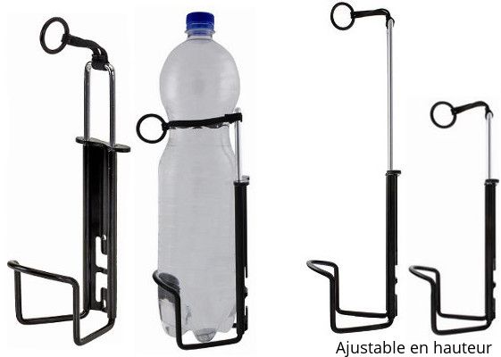 porte bidon velo reglable en hauteur