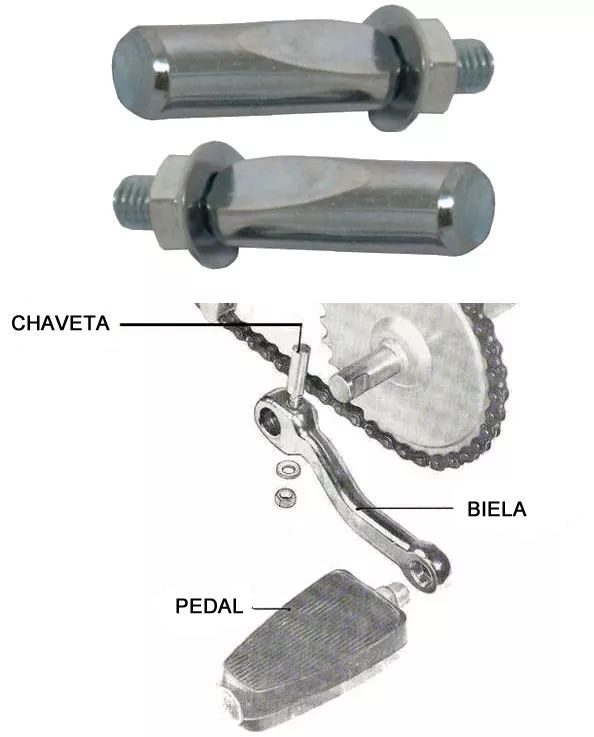 Movimento centrale con chiavella