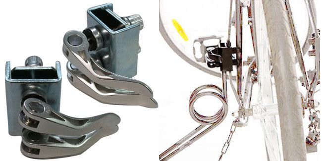 Fixation rapide pour démonter roues de vélo stabilisatrices EZ Trainer