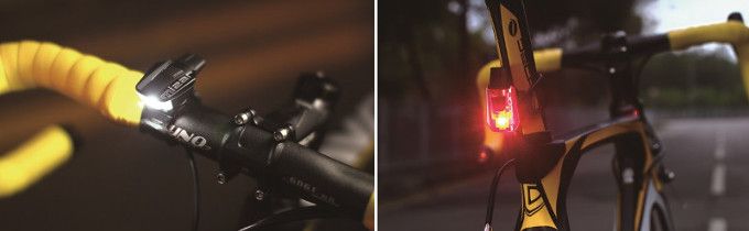 Spanninga Dot Paire de mini éclairages vélo LED à piles 10 lumens