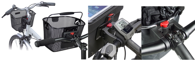 velo et fixations Flickfix pour vélo à assistance électrique