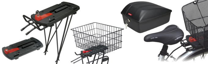 Velo et Fixation KLICKfix pour porte bagage