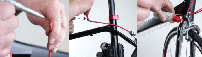 Lubrification gaine velo