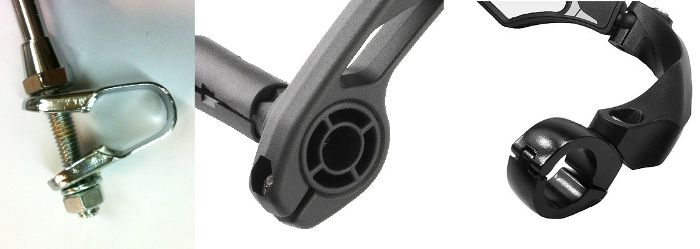 fixation retroviseur velo sur guidon