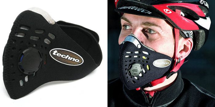 Masque contre la pollution deux filtres Respro Techno