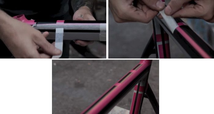 Varier les formes et couleurs avec peinture vélo Spray Bike