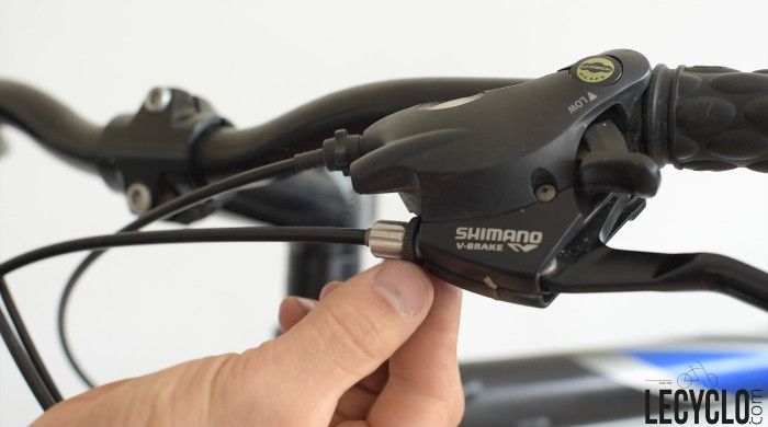 reglage tension cable frein sur levier velo