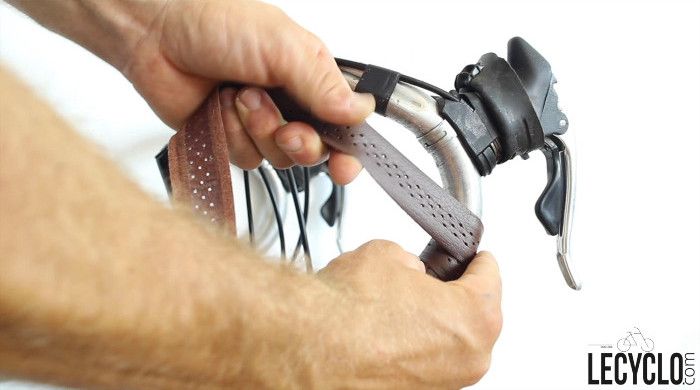 bien tendre le ruban de cintre velo