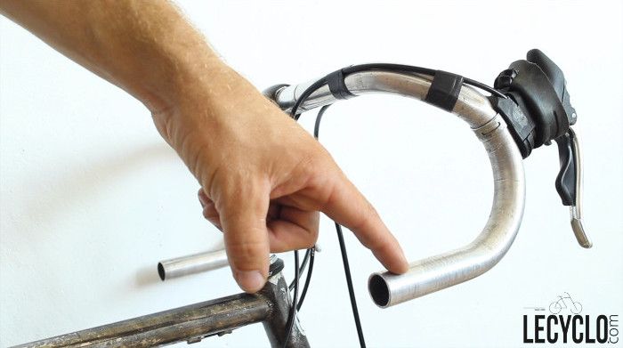 sens de pose de la guidoline velo