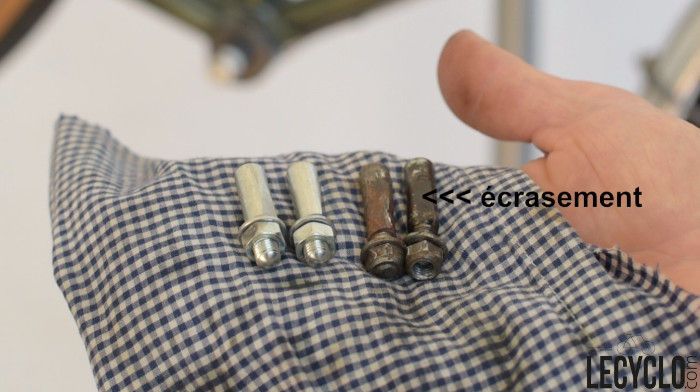 clavettes pour pédalier vieux velo