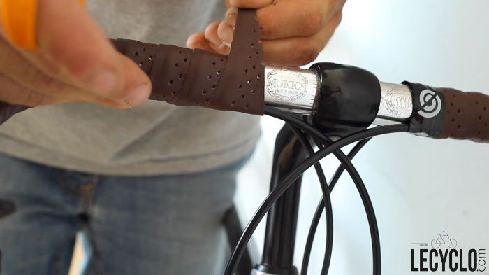 ruban de cintre velo parrallele a la potence