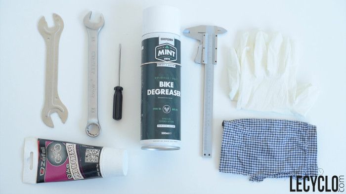 materiel entretien moyeu roulement à billes