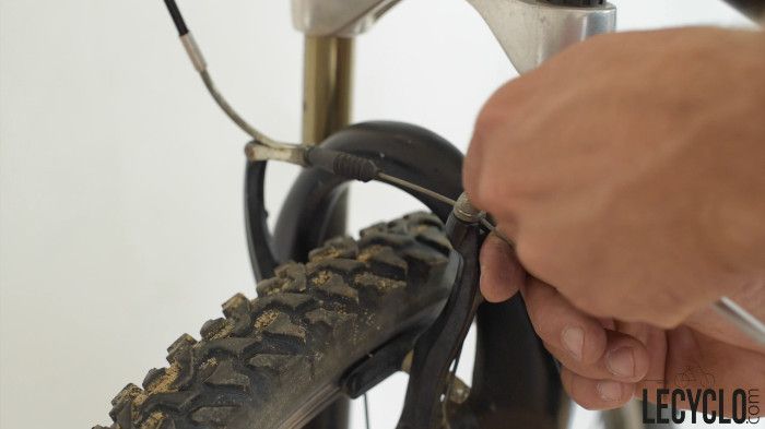 Vis de réglage de l'étrier de frein de vélo de route, M6, alliage