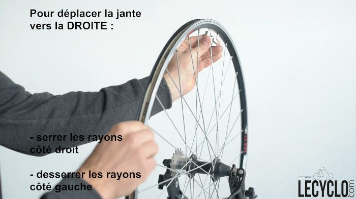 Roue velo voilée hot sale