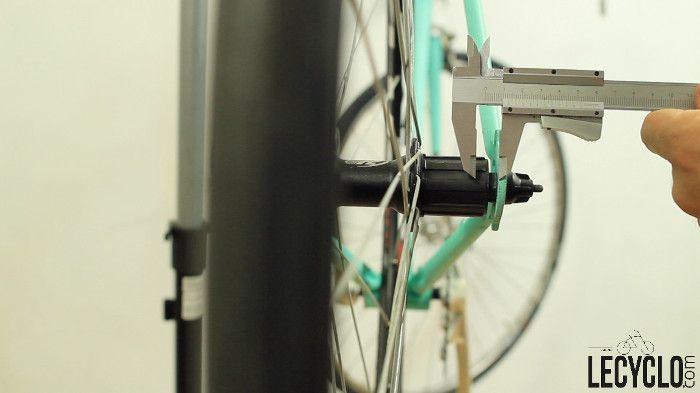 comment mesurer et calculer ligne de chaine arriere de velo