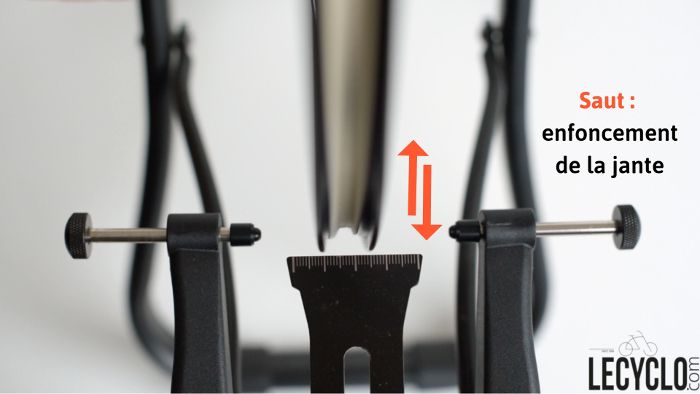 saut sur roue de vélo