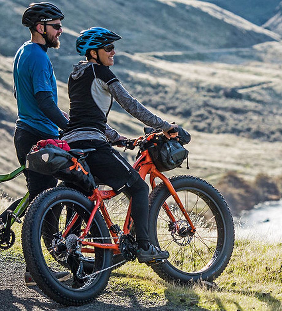 Mise en situation d'un voyage en bikepacking