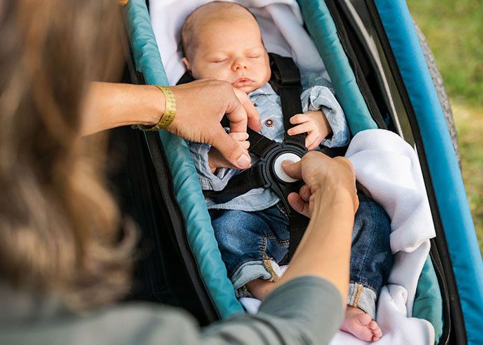 Presentazione e compatibilità del seggiolino per rimorchio bici bambino