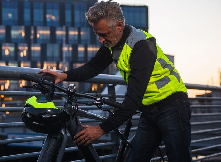Se signaliser à vélo pour être en sécurité