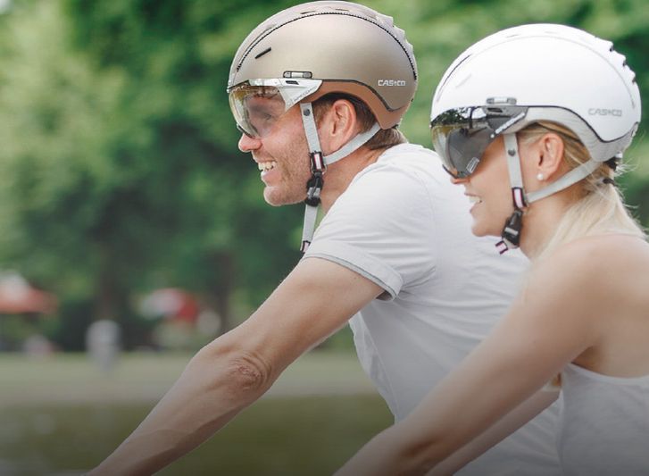 Fahrradhelme mit Visier