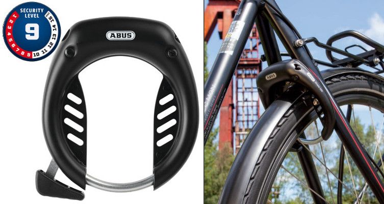 Cadenas vélo antivol de cadre + câble antivol plug in