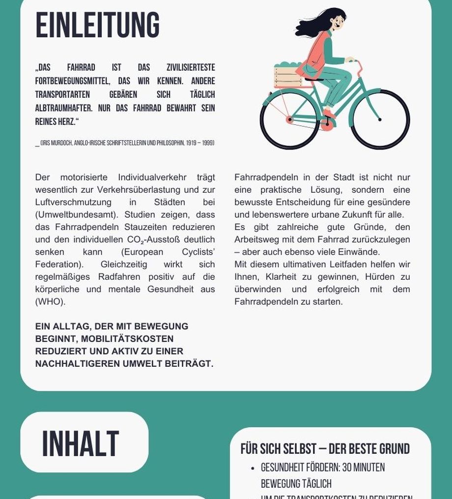 Der Einstieg ins Fahrradpendeln