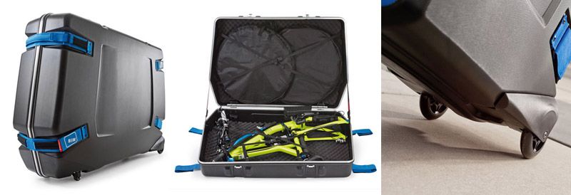 grande valise a roulette pour transport velo Bike Case B&W