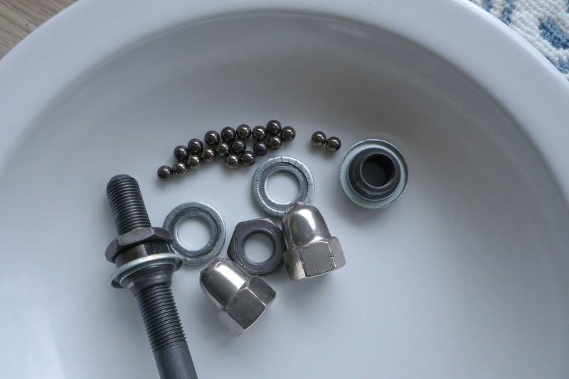 pièces du moyeu vélo