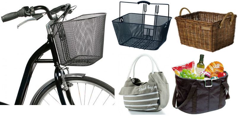 differents paniers velo avant