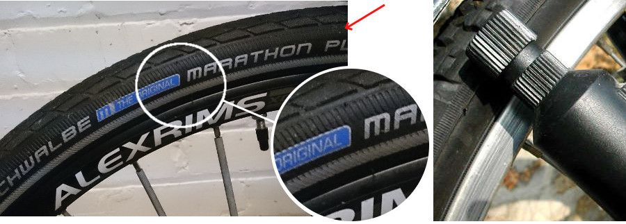 Pneu Schwalbe spécial dynamo vélo