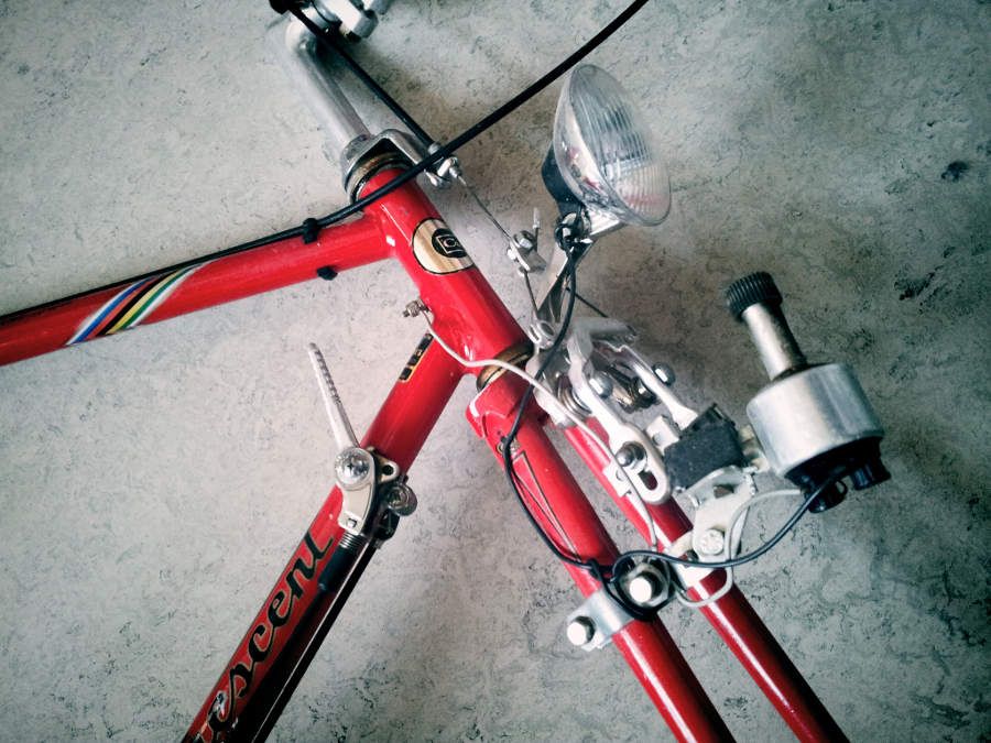 Dynamo et éclairage sur vélo