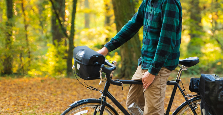 Newboler Nouveau sac de vélo imperméable à l'eau VTT Accessoires de  cyclisme de route Top Tube