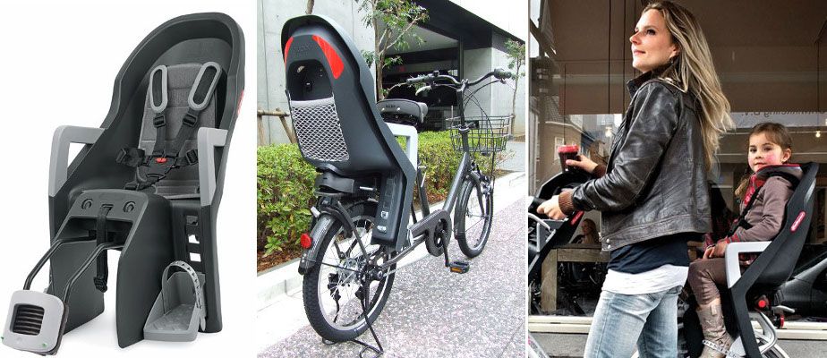 Siège vélo enfant Guppy Maxi RS + Polisport