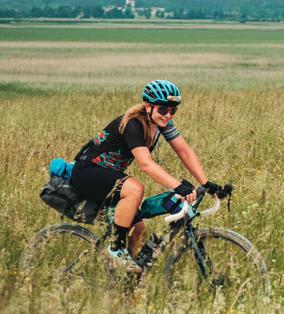 Nathalie Baillon bikepacking
